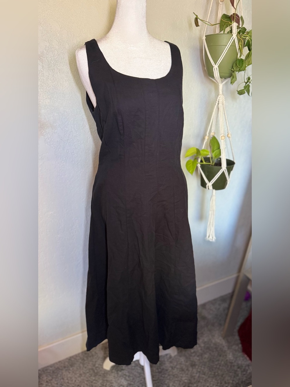 a new day Black Sleeveless Maxi Dress